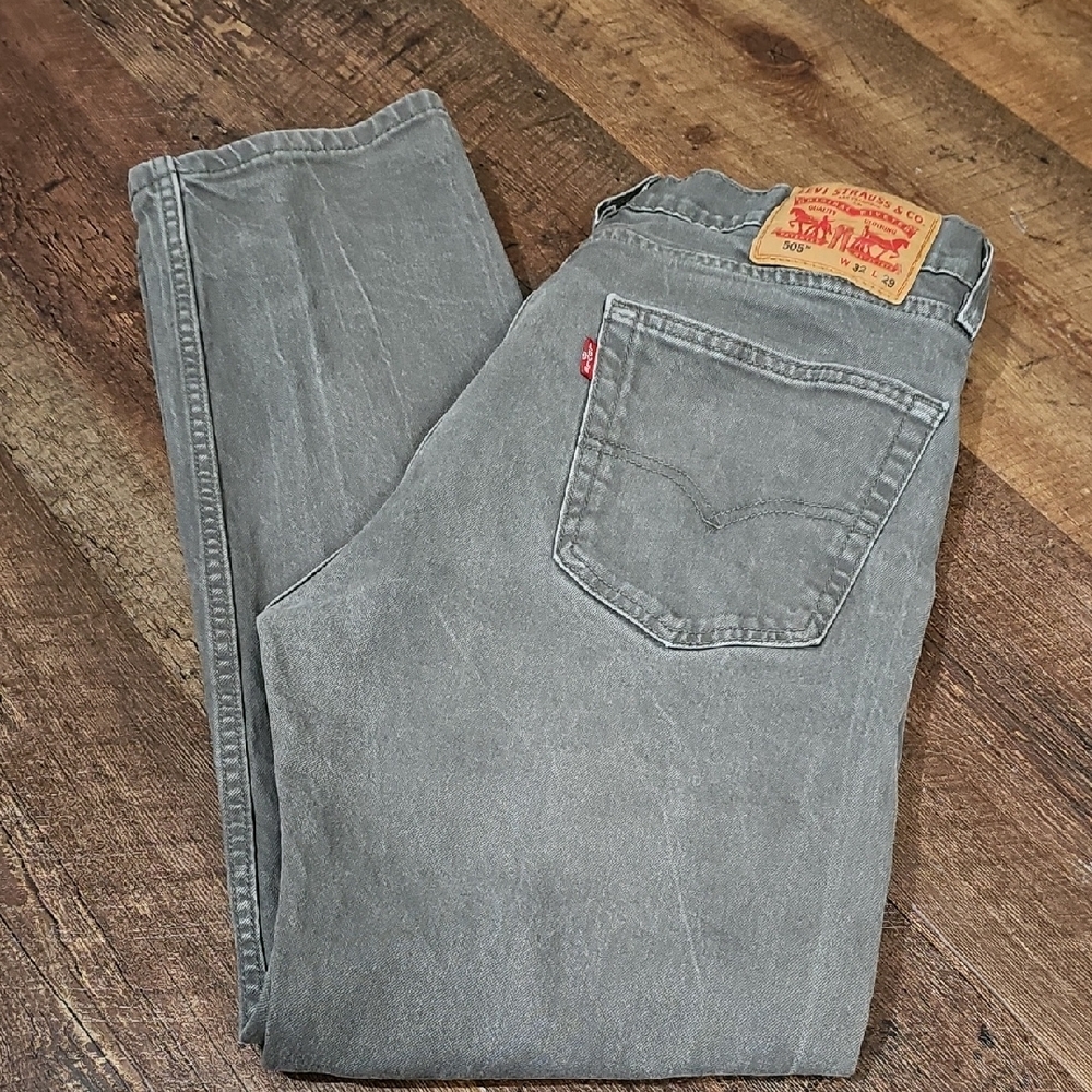 Levi's Gray Men's Jeans 505 W 2 L 29